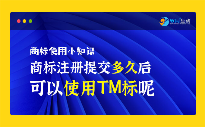 提交商标注册多久后可以使用TM标呢